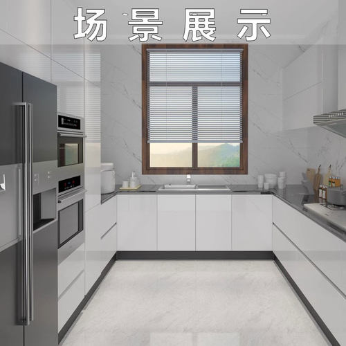 橱柜踢脚线下挡板加厚铝合金踢脚板厨房底部挡水封板金属地脚线 - 图3