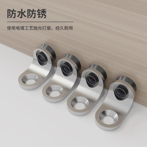 玻璃层板托酒柜隔层支撑架橱柜板拖承重家具配件衣柜隔板固定托钉 - 图1