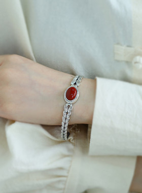 手链女S925纯银新中式民族风