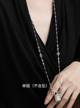 925银十字项链女高级感小众设计链子民族风首饰小众设计