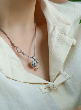 吊坠女925纯银新中式小众设计