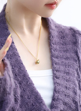 999足银葫芦国潮风项链锁骨链女轻奢高级感链子配饰