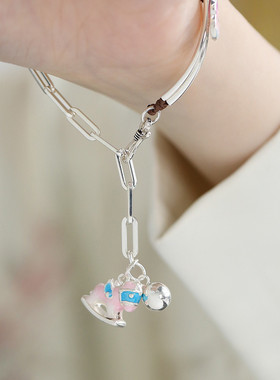 马上有钱925银葫芦复古风手链手环女轻奢高级感开学生日礼物