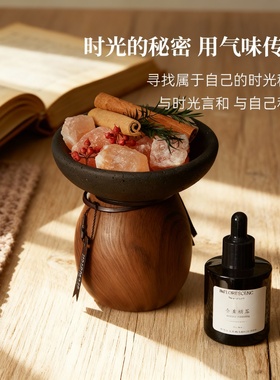 复古木质时光秘境氛围灯