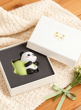 可爱熊猫造型装饰摆件