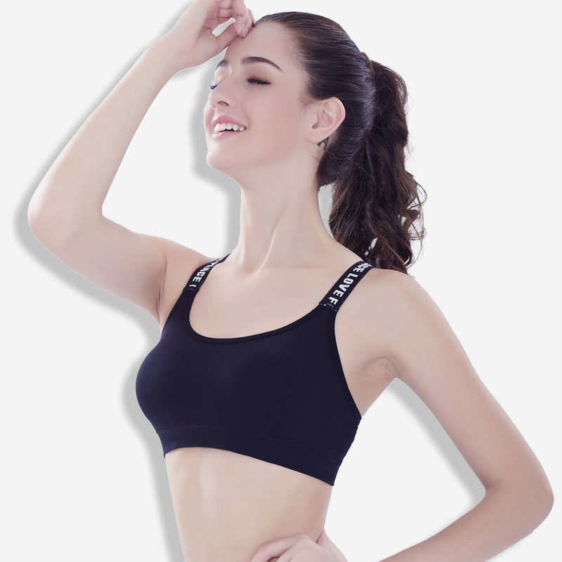 运动女无钢圈镂空美背聚拢瑜伽裹胸 曼烨抹胸