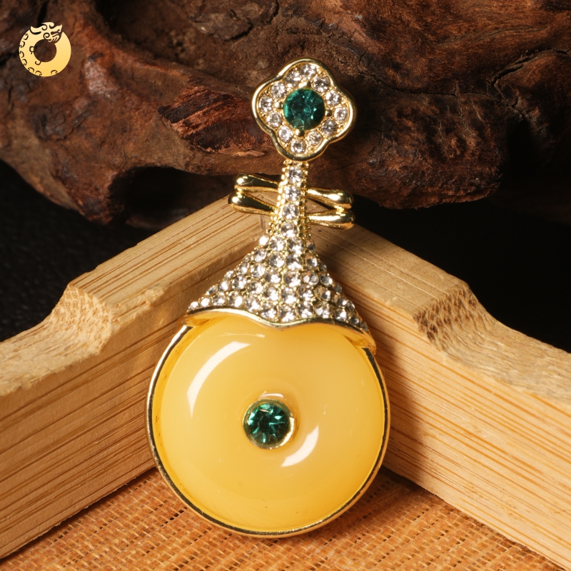 新疆文博馆玉映金辉仿玉冰箱贴树脂国风伴手礼送女朋友中秋礼物 - 图1