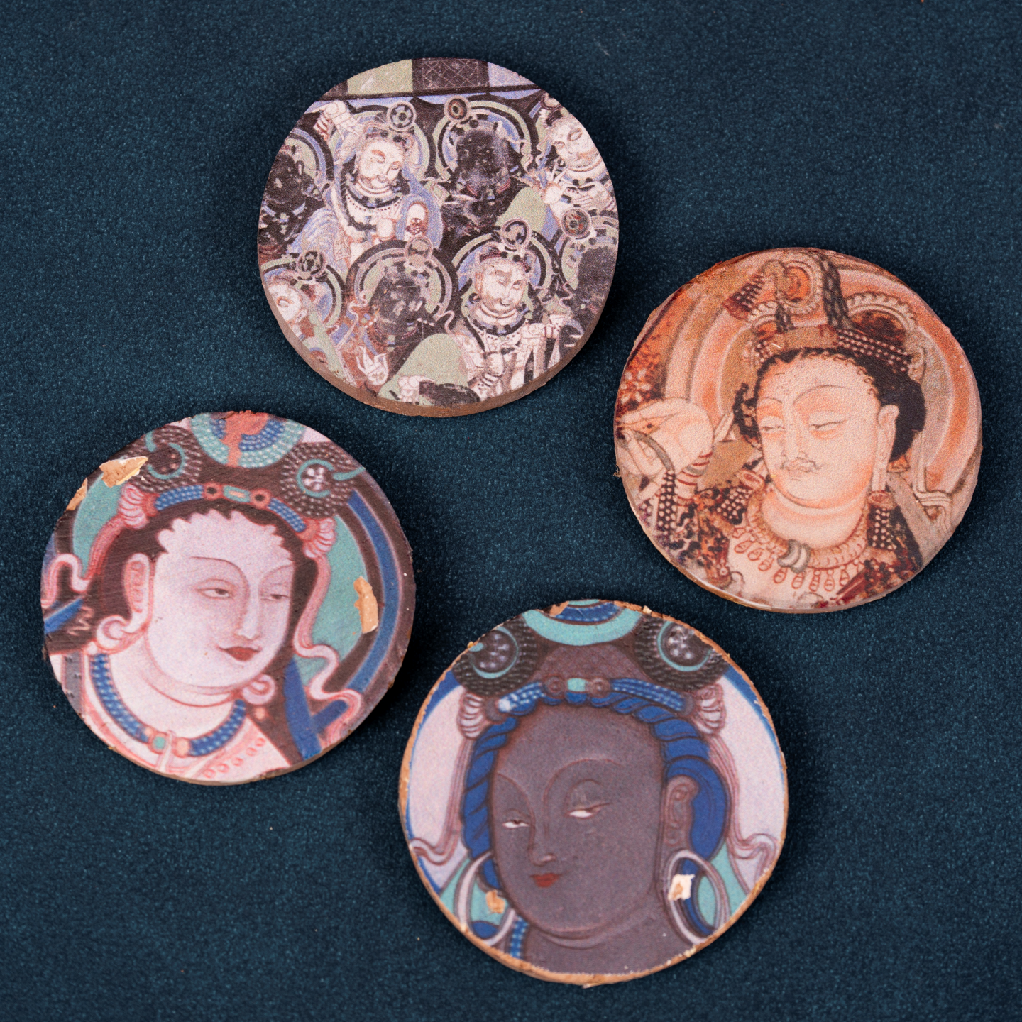 新疆文博馆文创龟兹壁画冰箱贴克孜尔泥板画新疆旅游纪念品伴手礼,淘宝优惠券,粉丝福利购,淘宝优惠卷