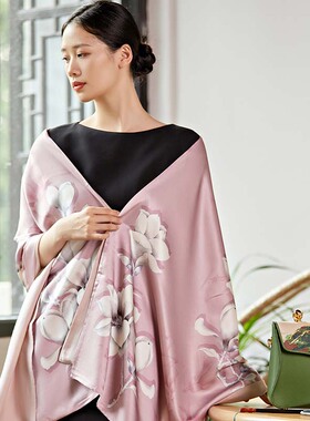 披肩真丝上久楷女四季通用