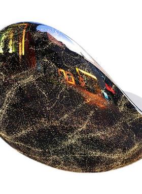 售楼部大型不锈钢镜面渔船雕塑定制水池金属发光镂空小船艺术摆件