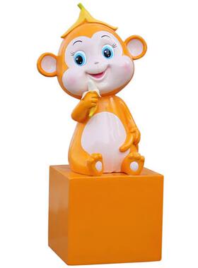 玻璃钢十二生肖雕塑模型景观小品户外幼儿园卡通草坪装饰摆件景区