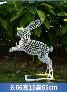 不锈钢镂空小鸟松鼠蜗牛雕塑仿真动物园林售楼部草坪发光装饰摆件