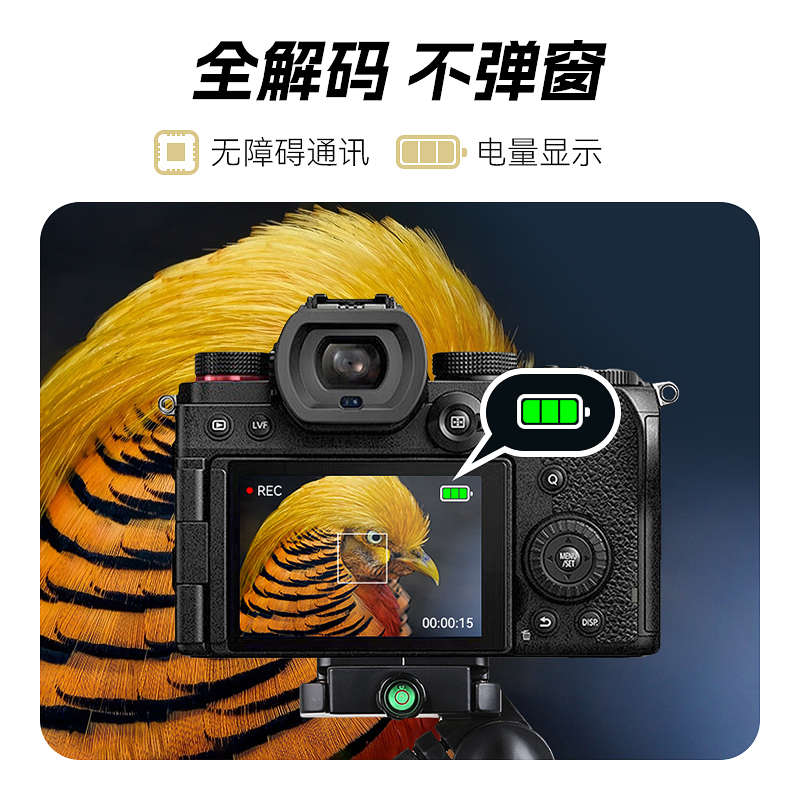 沣标DMW-BLK22相机电池适用松下DC-S5M2 S5 S9 GH6 GH5M2全画幅数码微单LUMIX S5配件Panasonic充电器套装 - 图2