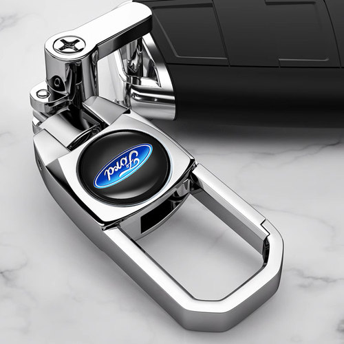 适用福特钥匙扣蒙迪欧福克斯福睿斯锐界lT探险者锐际金牛座汽车扣 - 图1