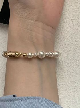 2025新款大小渐变珍珠手