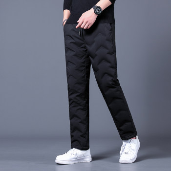 ລະດູຫນາວ junior high school students down pants inner liner for boys slim and warmteens inner wear high school students set school pants artifact