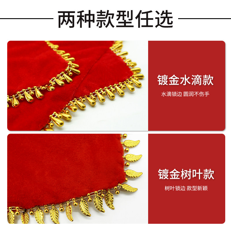 二人转手绢秧歌专用扭秧歌东北二人转手绢舞蹈八角巾儿童手帕道具 - 图3