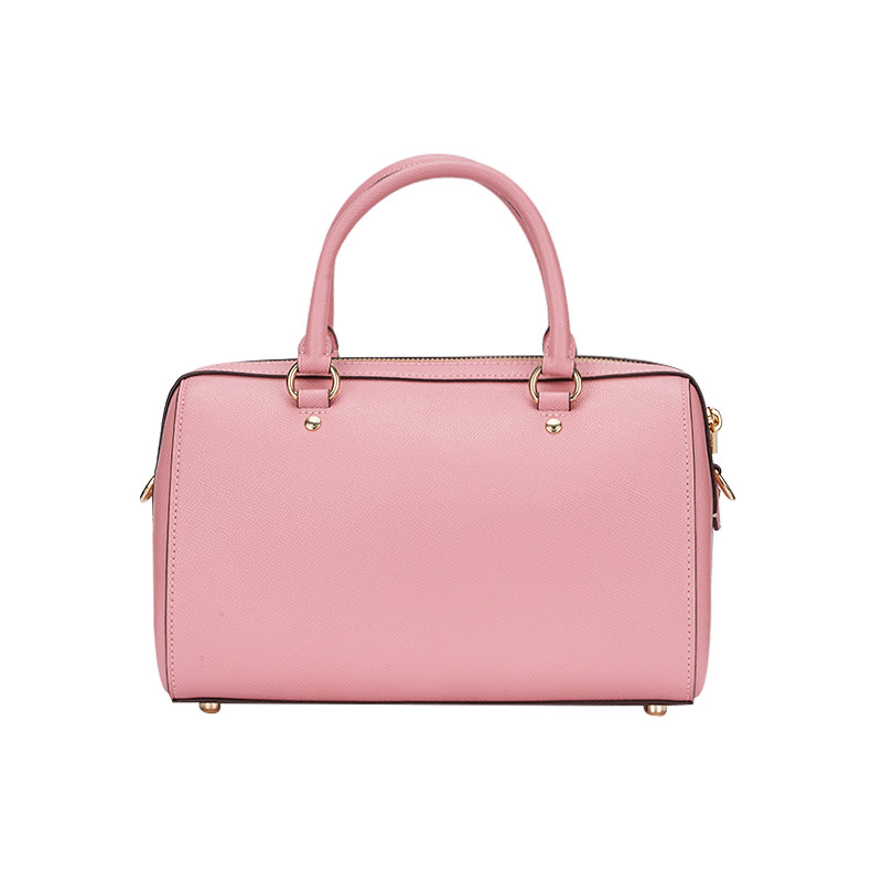 coach女士皮质波士顿桶包手提包 BAC海外女士包袋