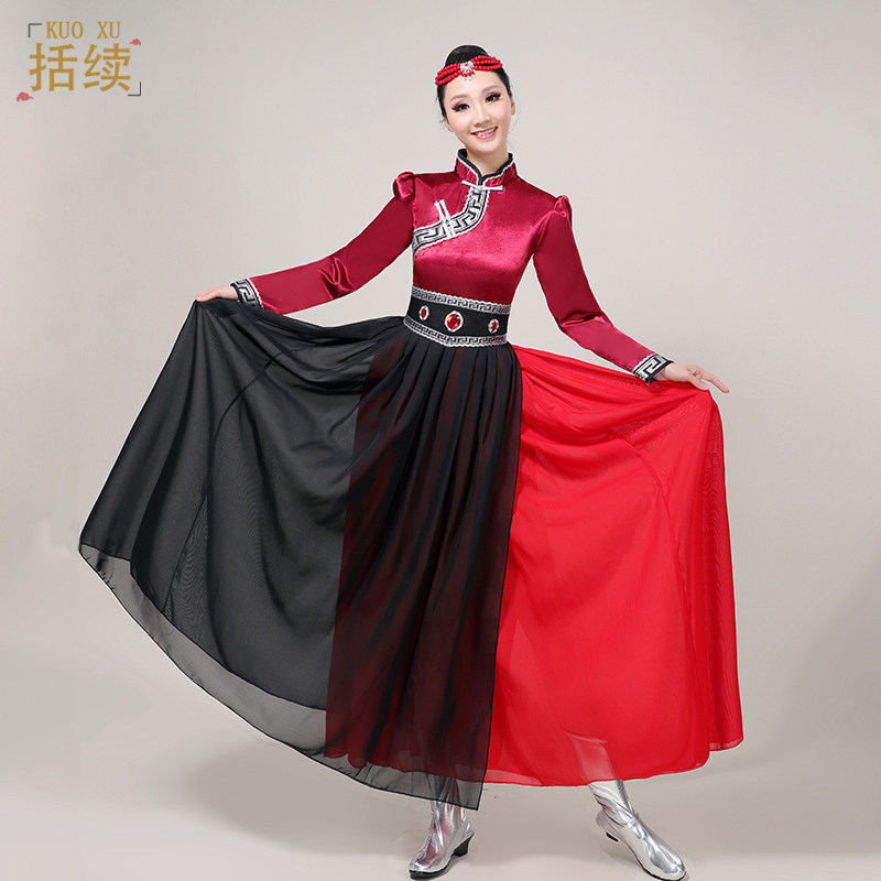 蒙族男装篝火晚会舞蹈大草原长袍 括续民族服装/舞台装