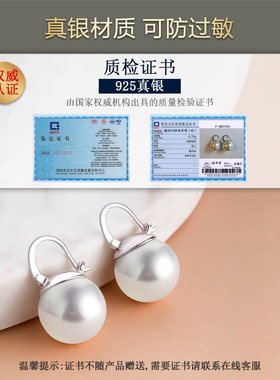 高级感耳环纯银轻奢珍珠