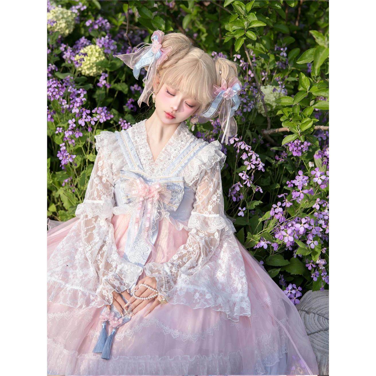 韩菇凉~原创设计Lolita洋装中华风jsk吊带连衣裙夏季,淘宝优惠券,粉丝福利购,淘宝优惠卷