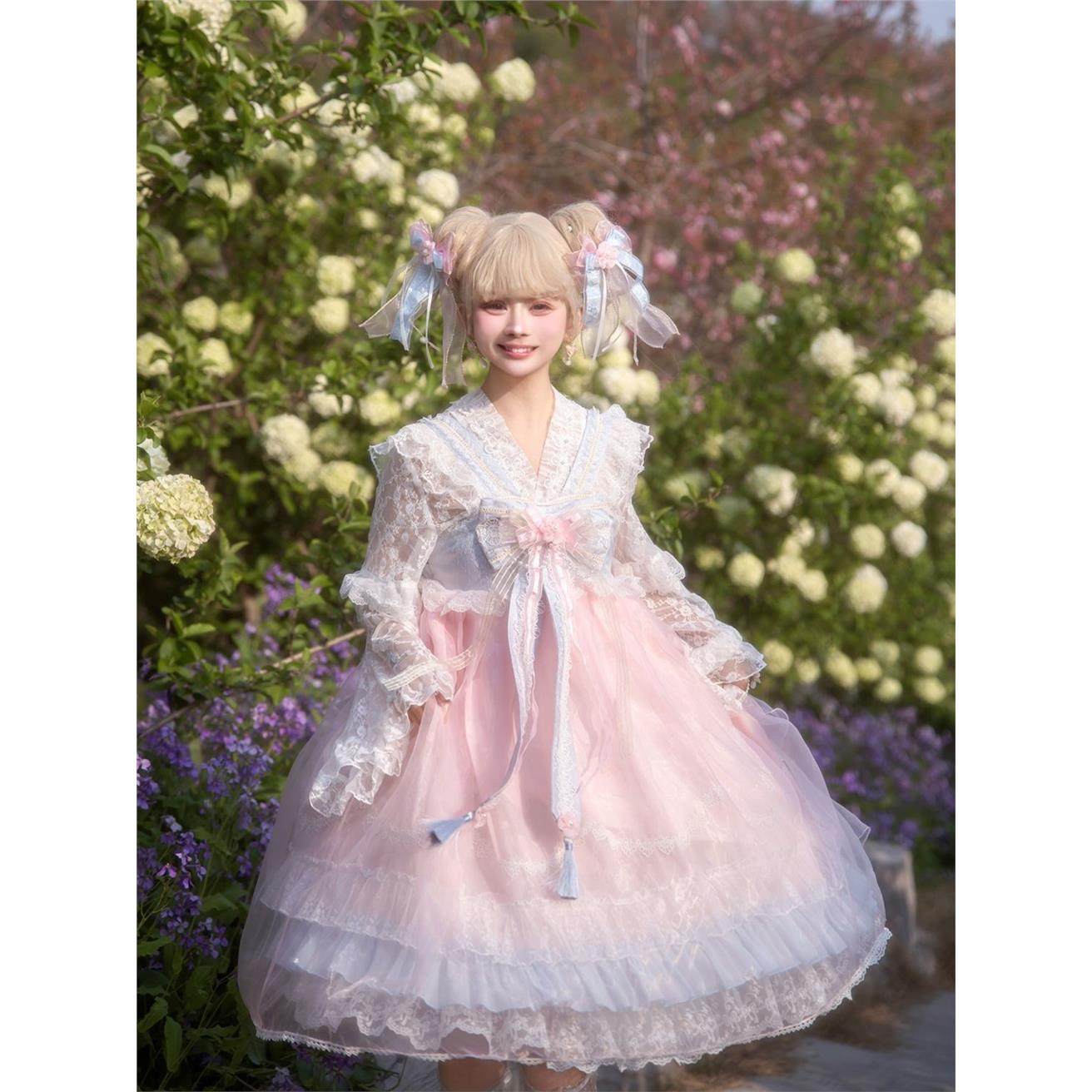 韩菇凉~原创设计Lolita洋装中华风jsk吊带连衣裙夏季,淘宝优惠券,粉丝福利购,淘宝优惠卷