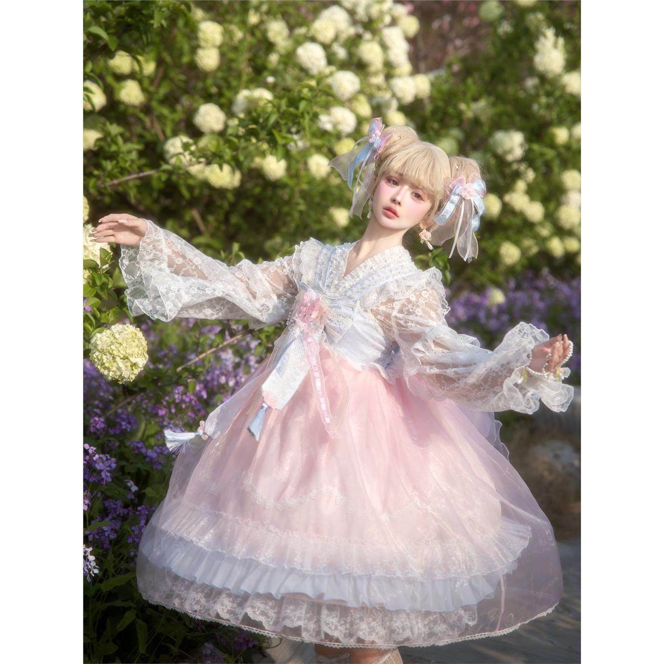 韩菇凉~原创设计Lolita洋装中华风jsk吊带连衣裙夏季,淘宝优惠券,粉丝福利购,淘宝优惠卷