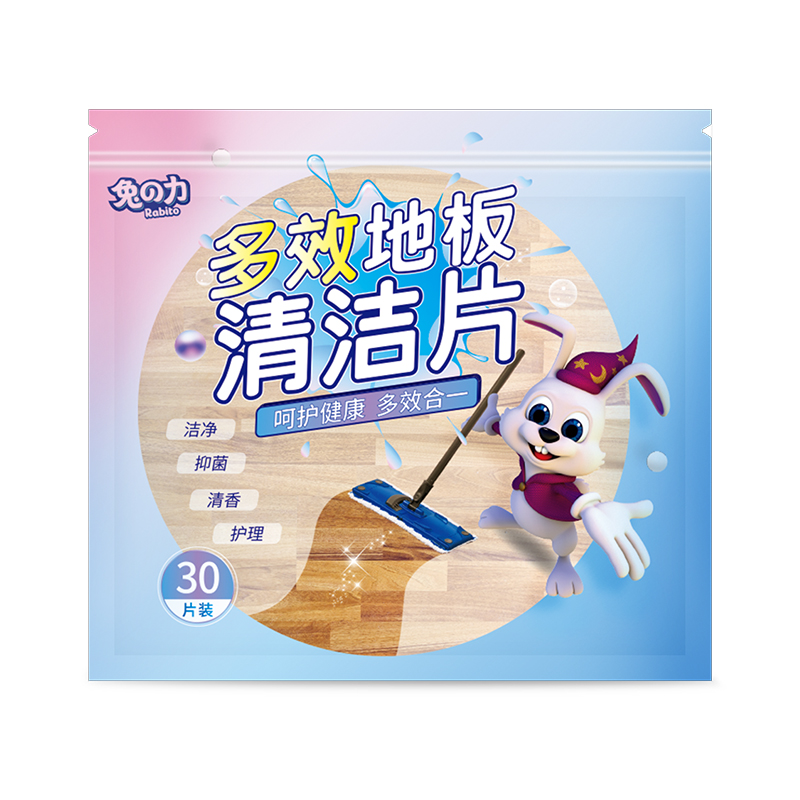 兔力瓷砖地板清洁片家用地砖拖地液多效洗地面去污清香去味擦地剂