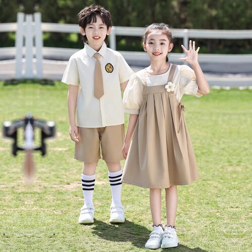 幼儿园园服夏季六一合唱演出服小学生校服套装朗诵表演服毕业班服 - 图0