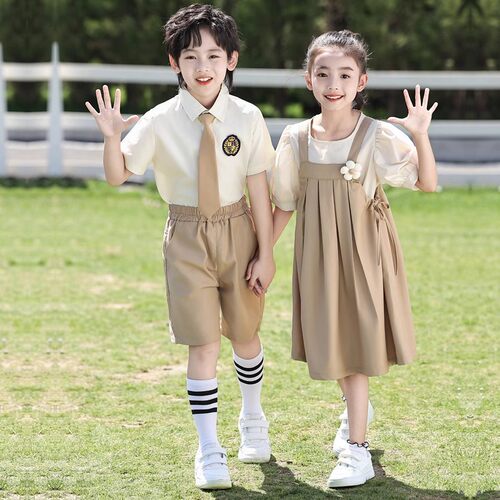 幼儿园园服夏季六一合唱演出服小学生校服套装朗诵表演服毕业班服 - 图3