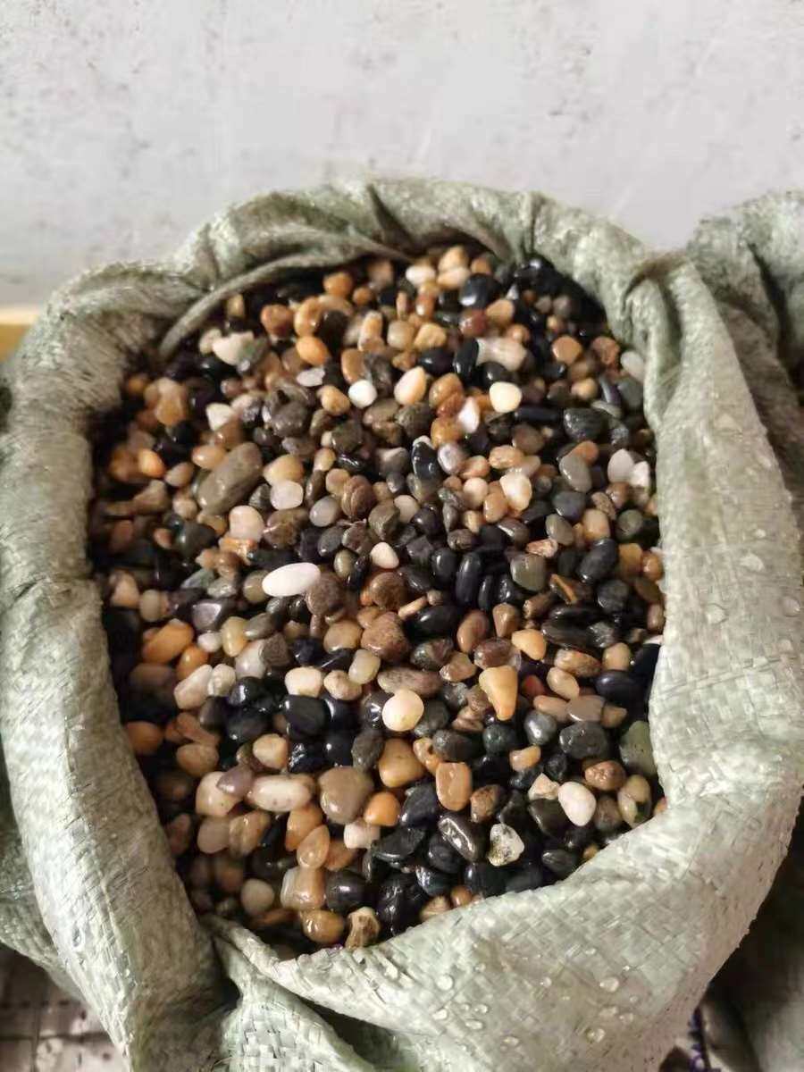 地暖豆石鹅暖石景观石头雨花石砾石天然鹅卵石铺路变压优质选材