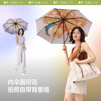 蕉下小黑伞黑胶防晒晴雨两用遮阳伞雨伞