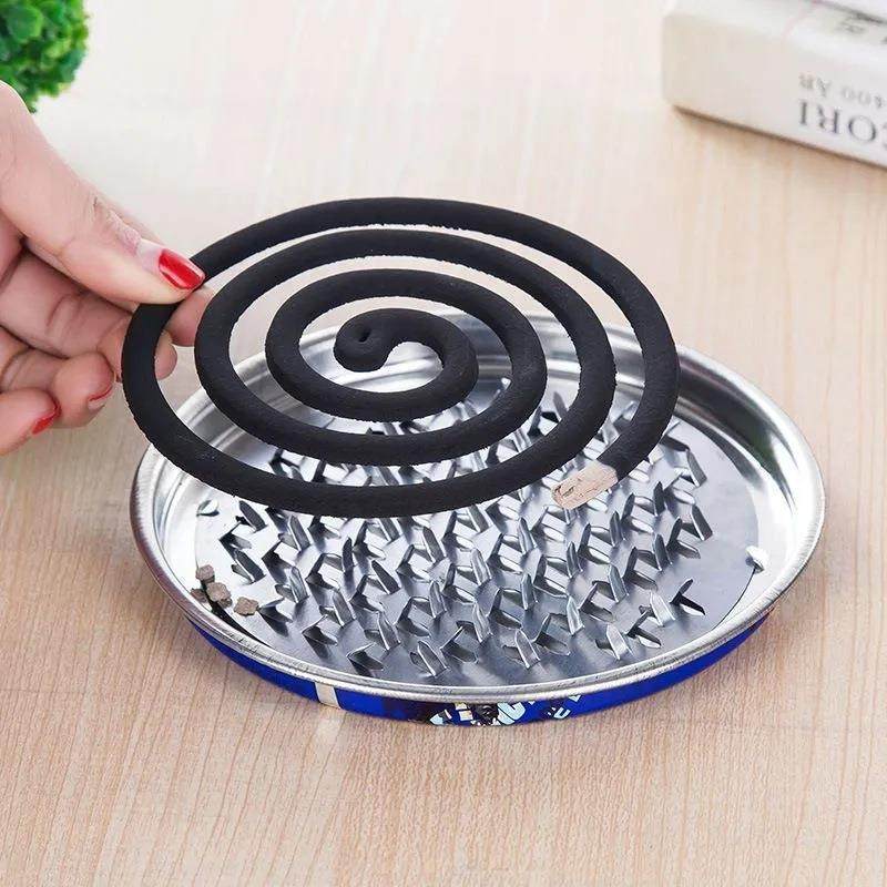 蚊香盘托蚊香盒大号非不锈钢锯齿蚊香座防火蚊香托蚊香架香薰接灰,淘宝优惠券,粉丝福利购,淘宝优惠卷