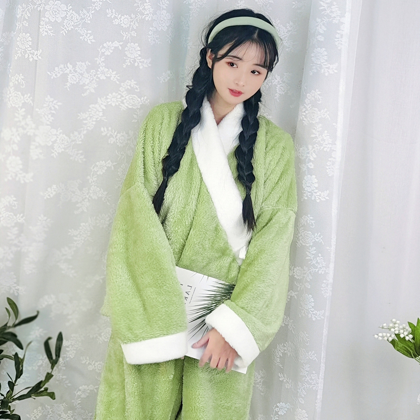 素羽华裳汉服女原创改良中衣睡衣 素羽华裳汉服