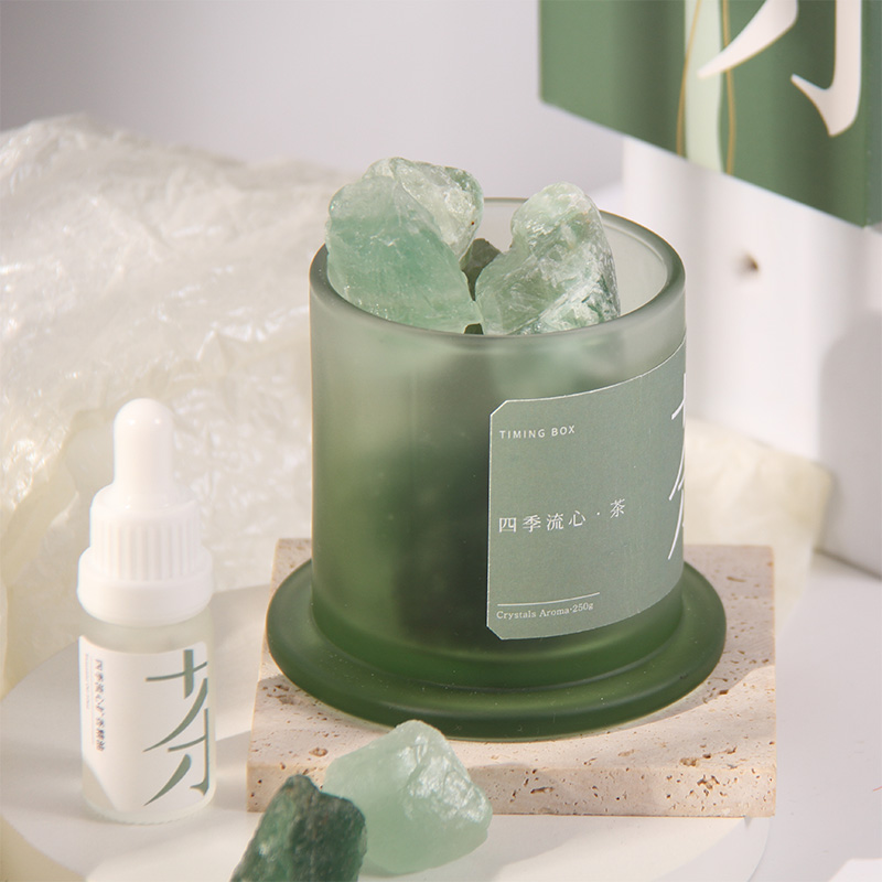 龙井问茶香薰晶石无火扩节气盒子 节气盒子香熏精油