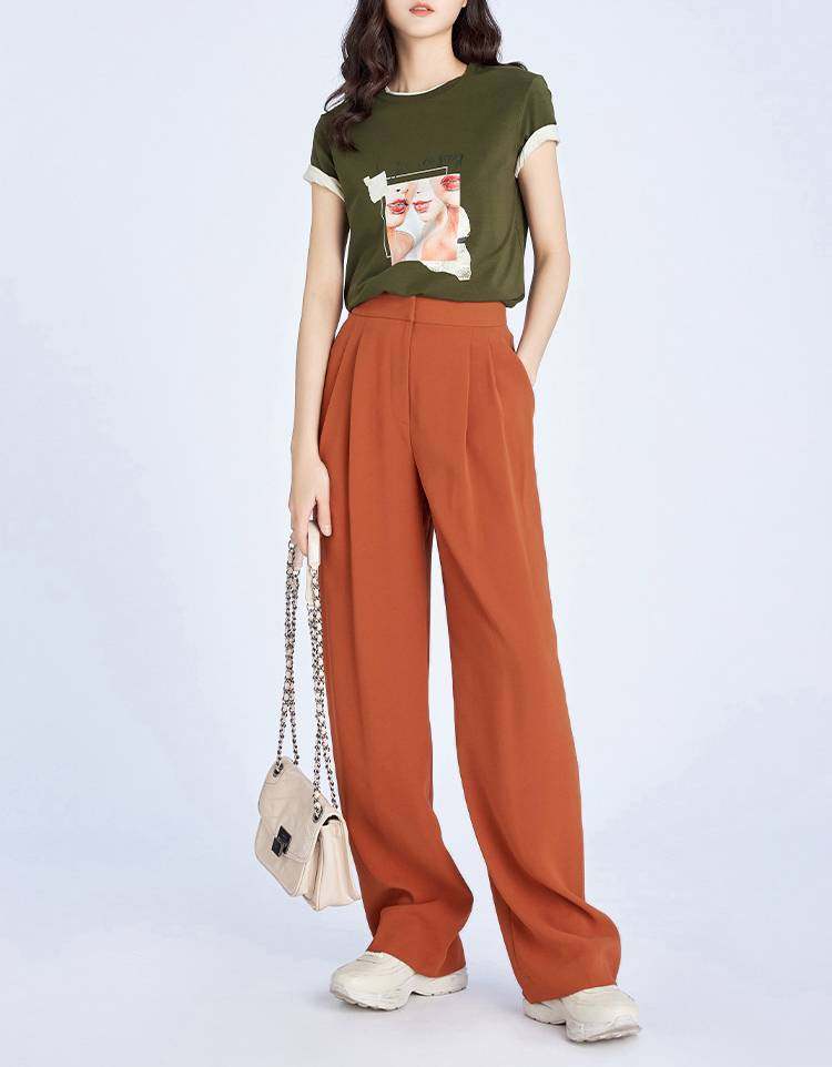 阿玛施旗舰店官网2020夏新款休闲裤 范芙熙休闲裤