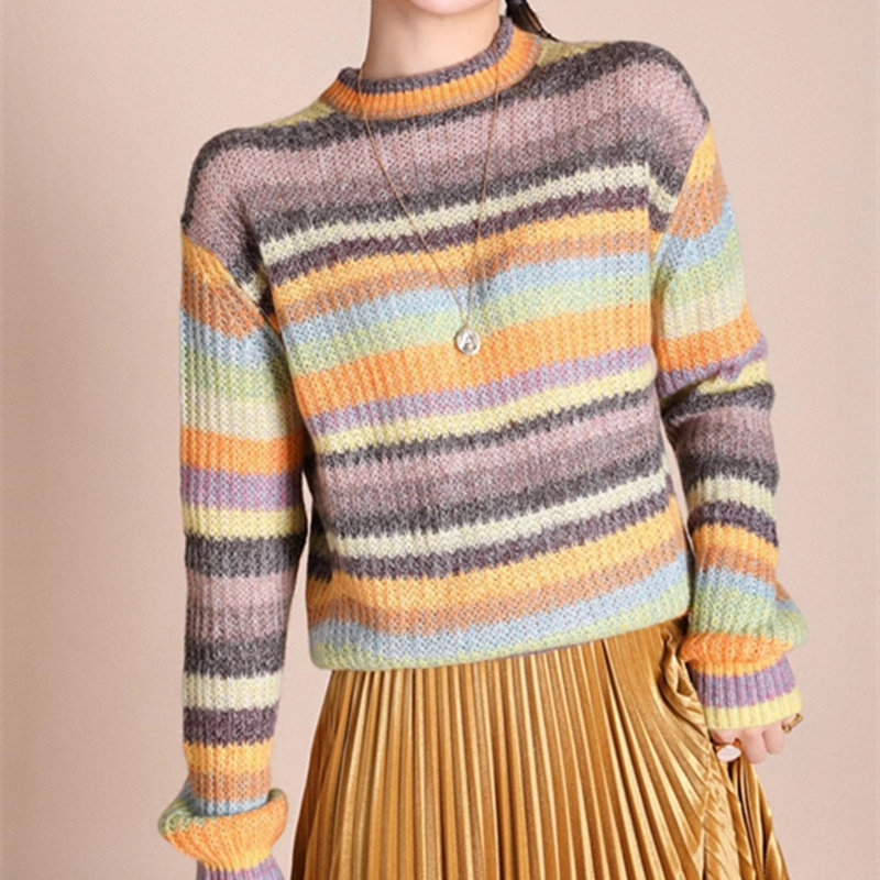 阿玛施旗舰店官网正品2020秋季毛衣 范芙熙毛衣