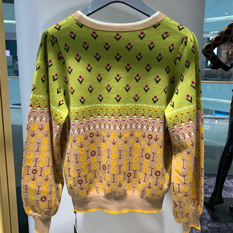 阿玛施旗舰店官网正品2020秋季新款 范芙熙毛衣