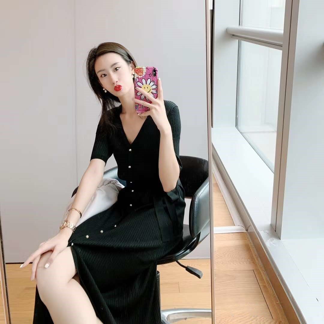 阿玛施旗舰店网购正品2020连衣裙 范芙熙连衣裙