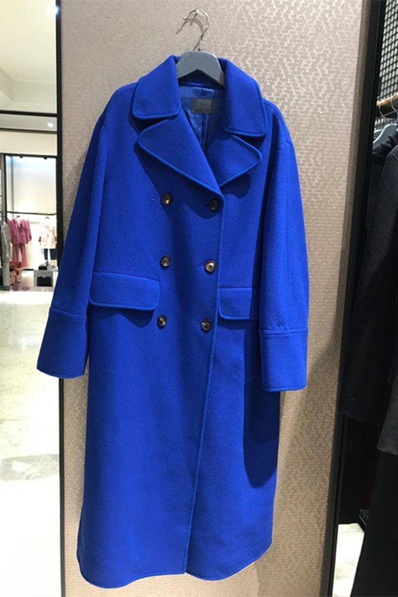 阿玛施旗舰店官网正品2020羊毛大衣 范芙熙风衣