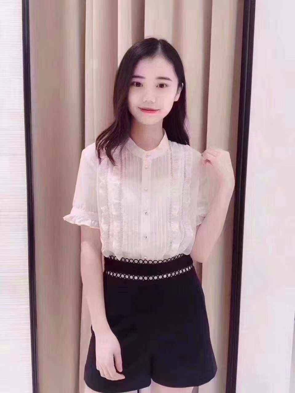 阿玛施旗舰店官网2020春夏正品衬衫 范芙熙衬衫