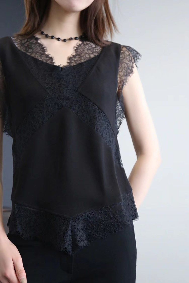 阿玛施官网旗舰店2020夏新款女衬衫 范芙熙T恤