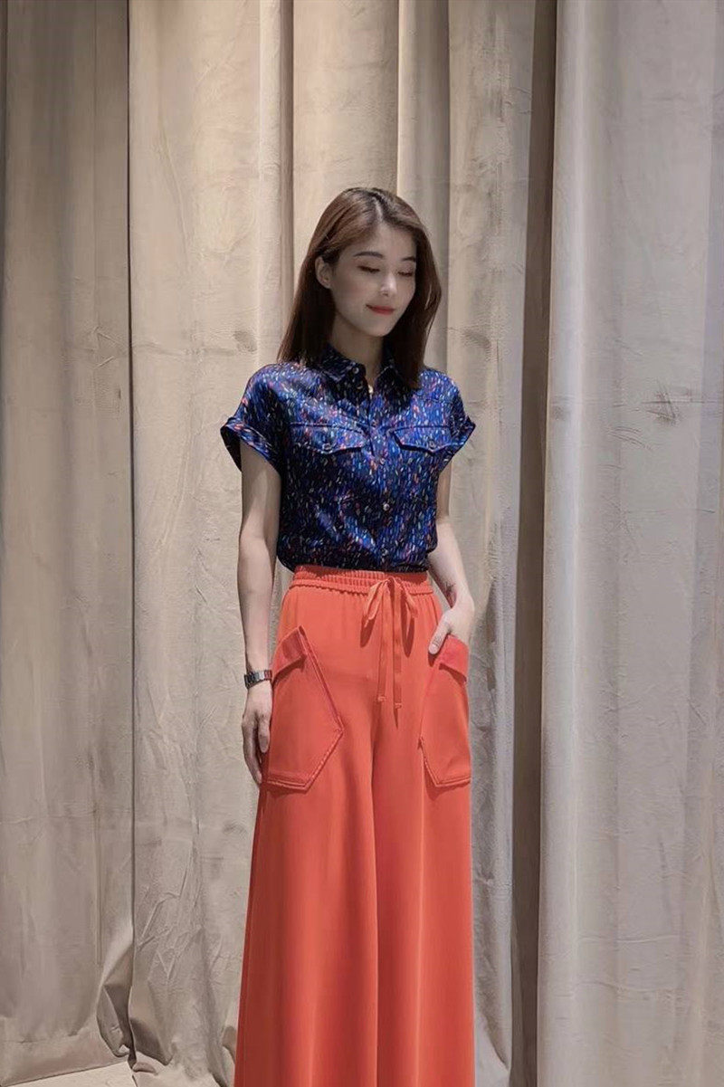 阿玛施官网旗舰店2020夏新款女衬衣 范芙熙衬衫