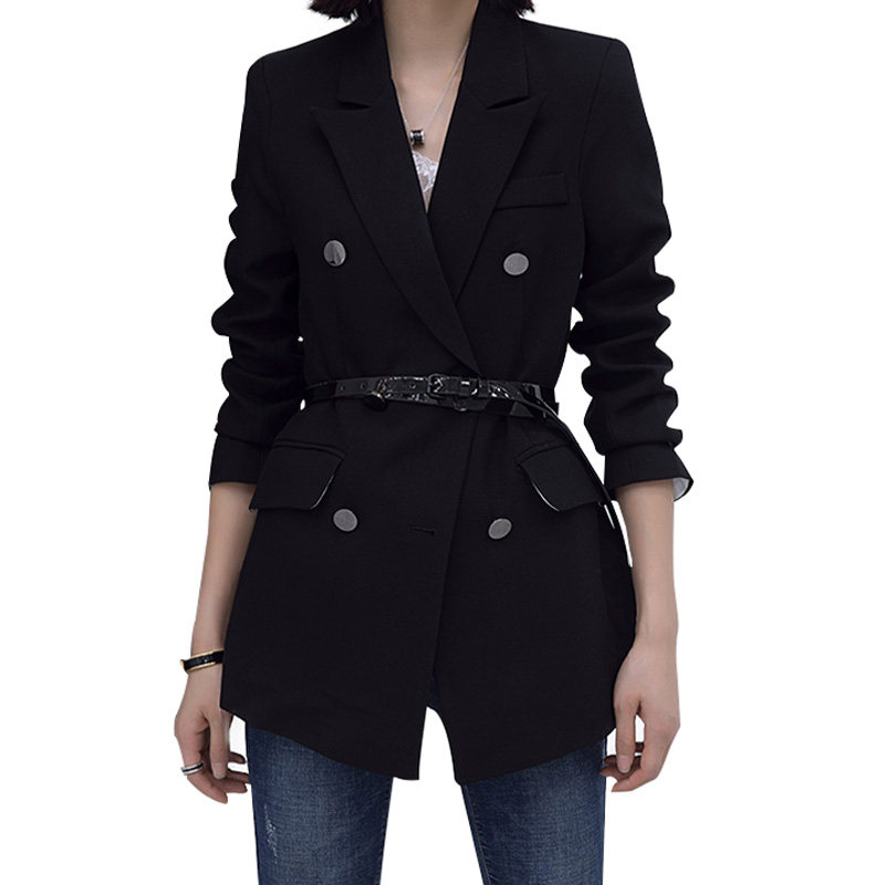 阿玛施旗舰店官网2020春秋西装腰带 范芙熙西装