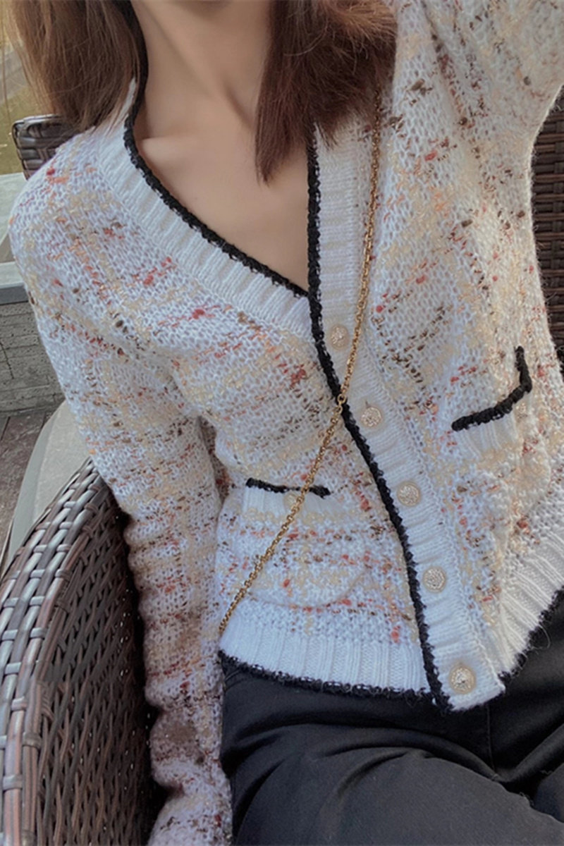 阿玛施旗舰店官网正品2020秋季开衫 范芙熙短外套