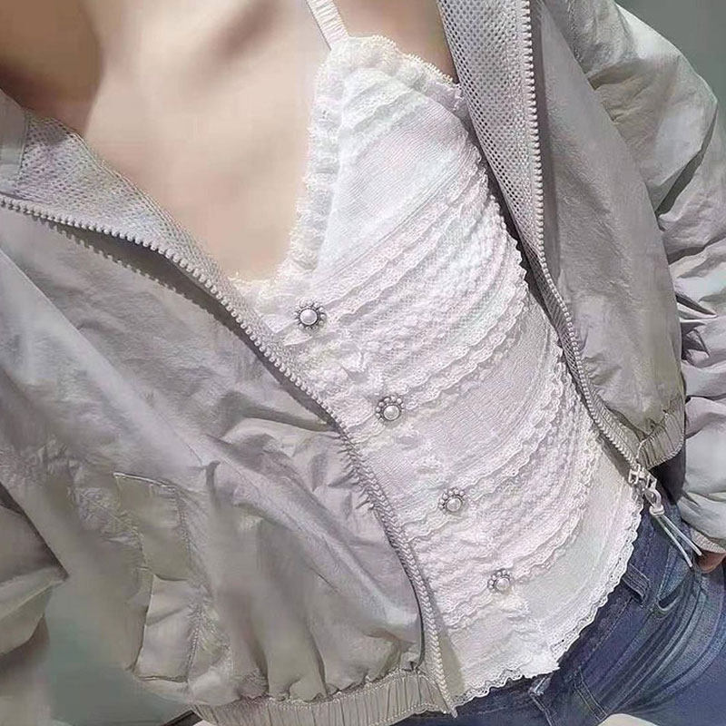 范芙熙联名欧阿玛施旗2021夏吊带 范芙熙背心吊带