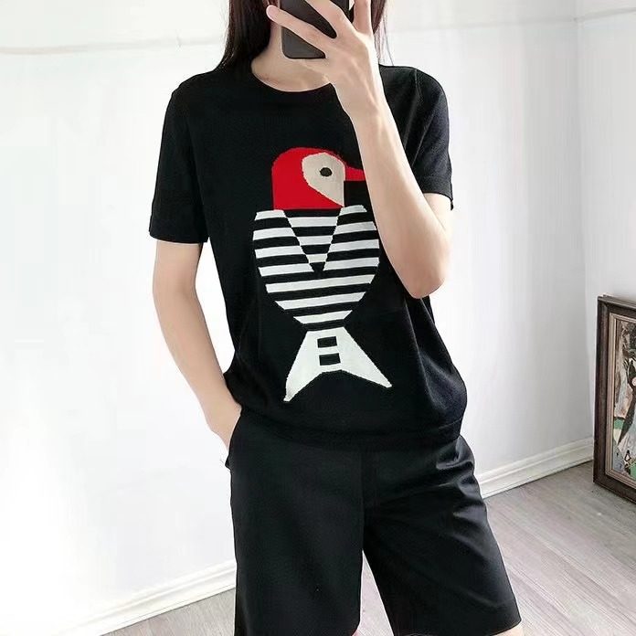 年阿玛施新特旗舰店官网啄木鸟t恤 范芙熙毛针织衫