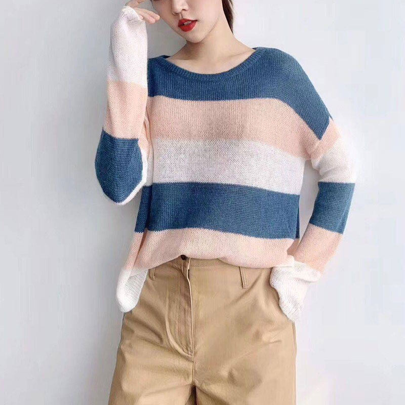 阿玛施旗舰店官网正品2020秋季毛衣 范芙熙毛针织衫