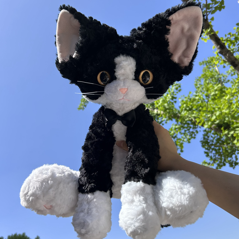 德文卷毛猫玩偶猫咪生日礼物送给女朋友女生小女孩子大学生党公仔 - 图0