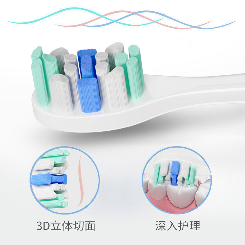 usmart适配usmile电动牙刷头Y1/U1/U2/Y10/P10成人通用替换头洁白 - 图0